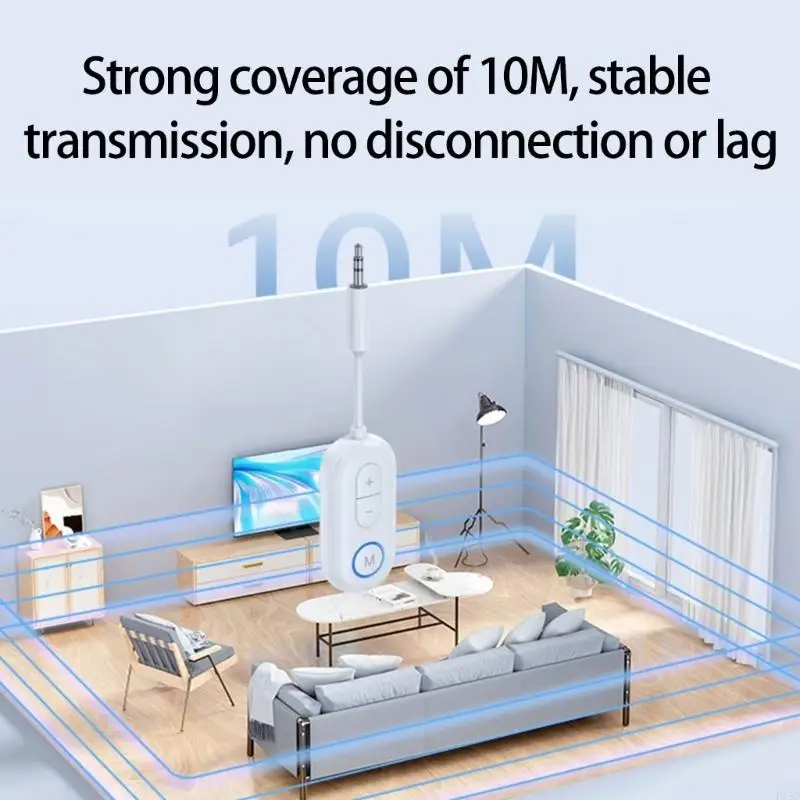 Double Mode Bluetooth-compatible 5.4 Adapter and Independently Decoding Chip F19E