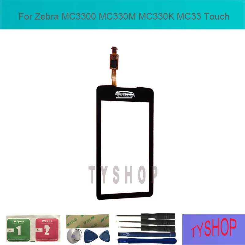 For Zebra MC3300 MC330M MC330K MC33 Touch Screen No LCD Display Digiziter Replacement With Tools