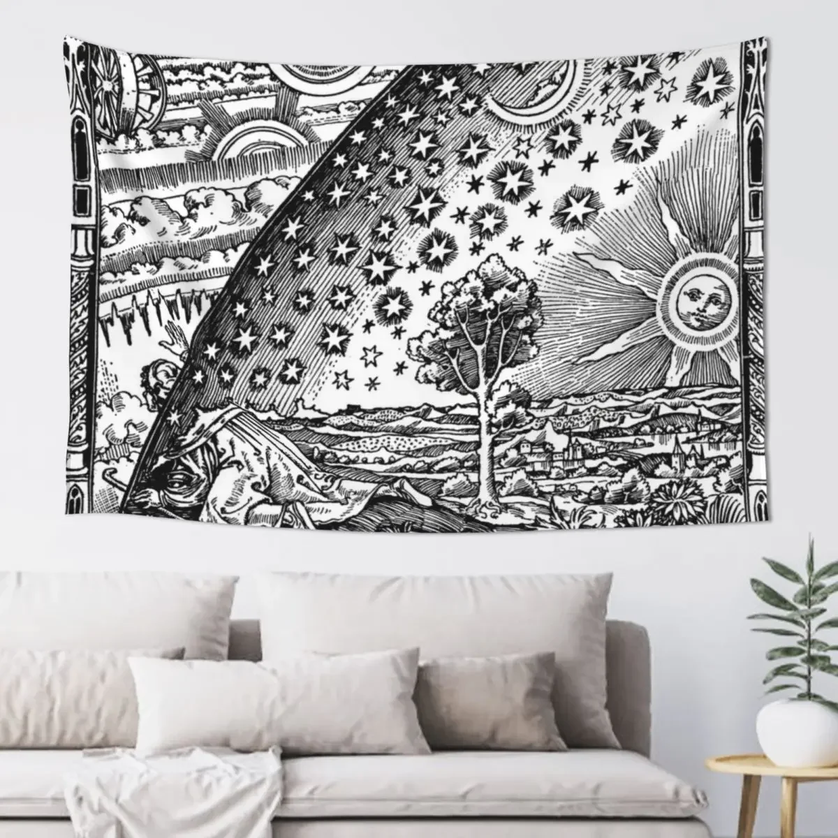 

The Flammarion Tapestry Funny House Decorations Carpet Wall Tapestry