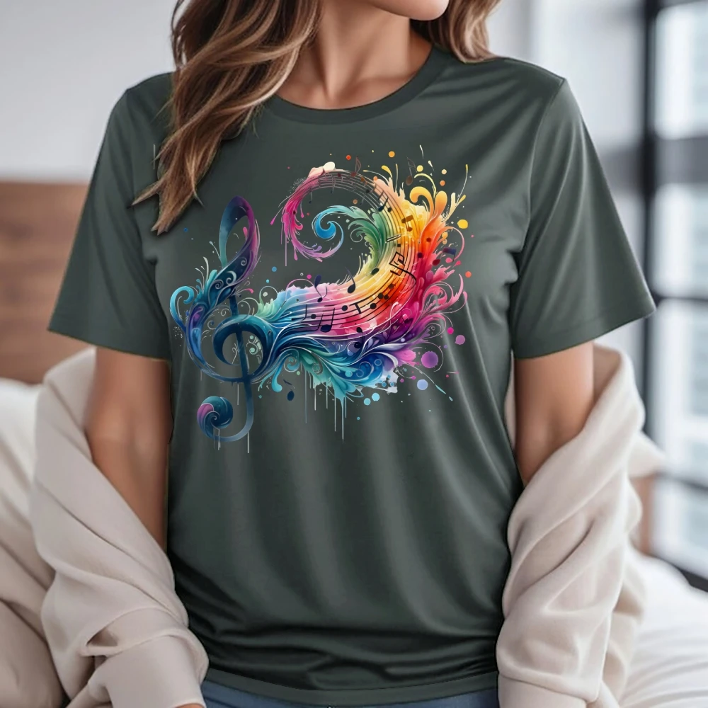

Casual Short Sleeve T-Shirt with Logo - Minimalist Brand Design, Premium Cotton, Relaxed Fit, Sizes Suitable for Brand Fans