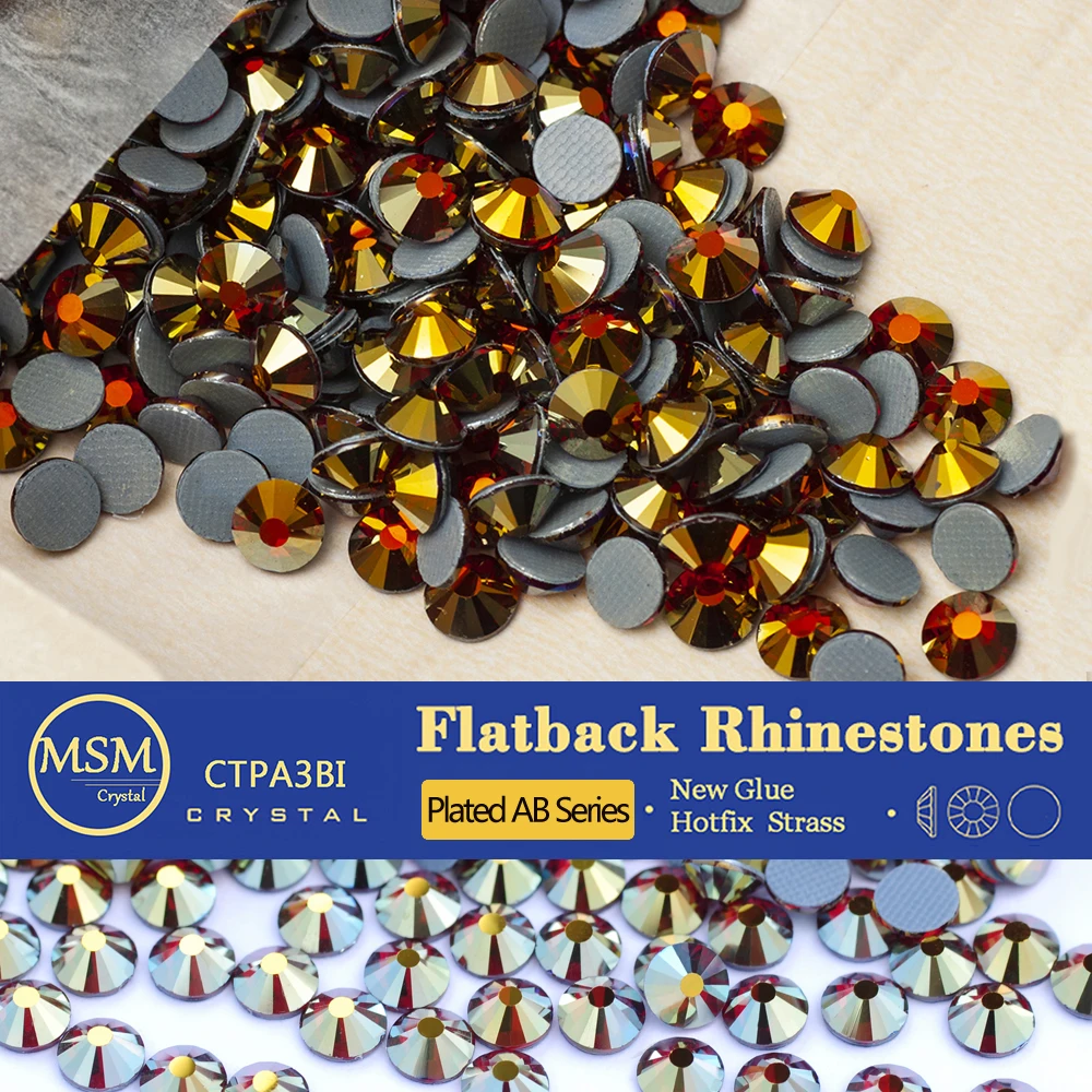 

Dark Siam AB Mix Sizes Hotfix Rhinestones SS16 SS20 SS30 Shiny Crystal Strass for Garment Dress DIY Decoration