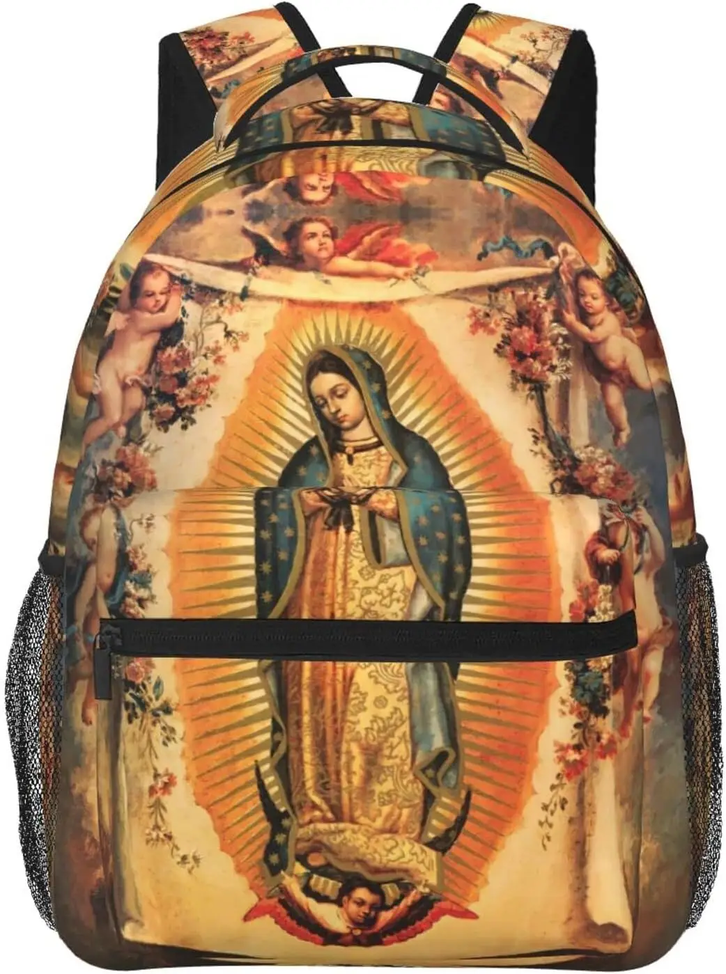 

Virgin Mary Our Lady Of Guadalupe Mother Of God Stylish Casual Backpack Purse Backpacks Pockets Computer Daypack For Business