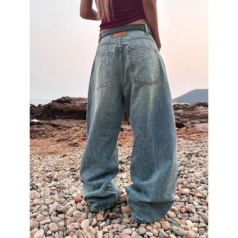 กางเกงทรงสกิมิทาร์ผู้หญิง คุณภาพสูง ผ้ากำมะหยี่ ทรงโอเวอร์ไซส์ สไตล์คาร์โก้ สำหรับใส่เที่ยวข้างนอก ทรงขากว้าง ลายปะติดปะต่อ ลายสก็อต สไตล์คนเมือง แนวอาร์ต ใส่ได้ทุกวัน