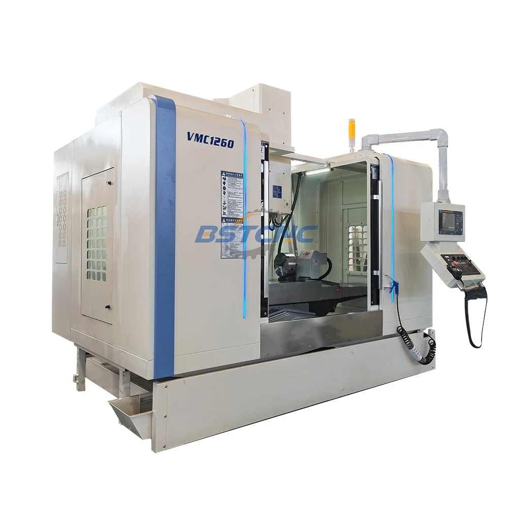 VMC1260 VMC Vertical CNC Milg Hine Center 3/4/5 Axis Turning Cutting Drilg GSK Control System Single Compeve Price