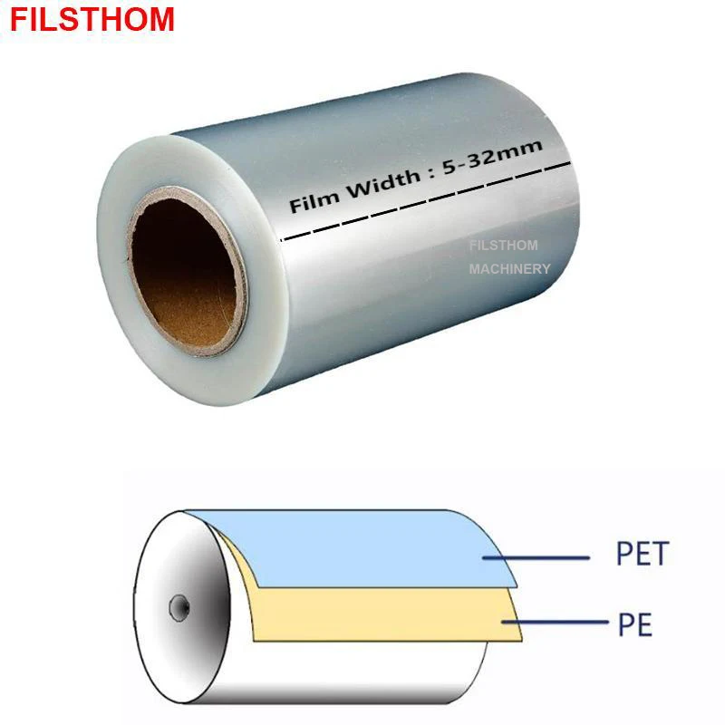 3Kg PE PET Transparent Food Grade Packing Film For Filling Packing Machine Seeds Nuts Honey Ketchup Salad Sauce