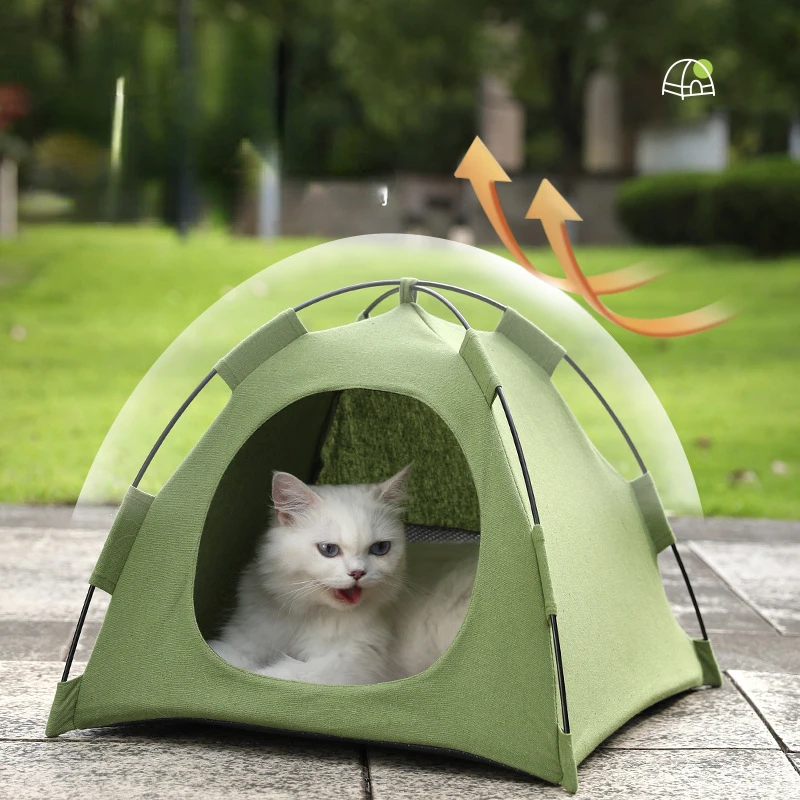 Cat Nest Tent Four Seasons Universal  House Baby Cat Closed, Detachable, Outdoor Waterproof Pet Cat Summer Tent