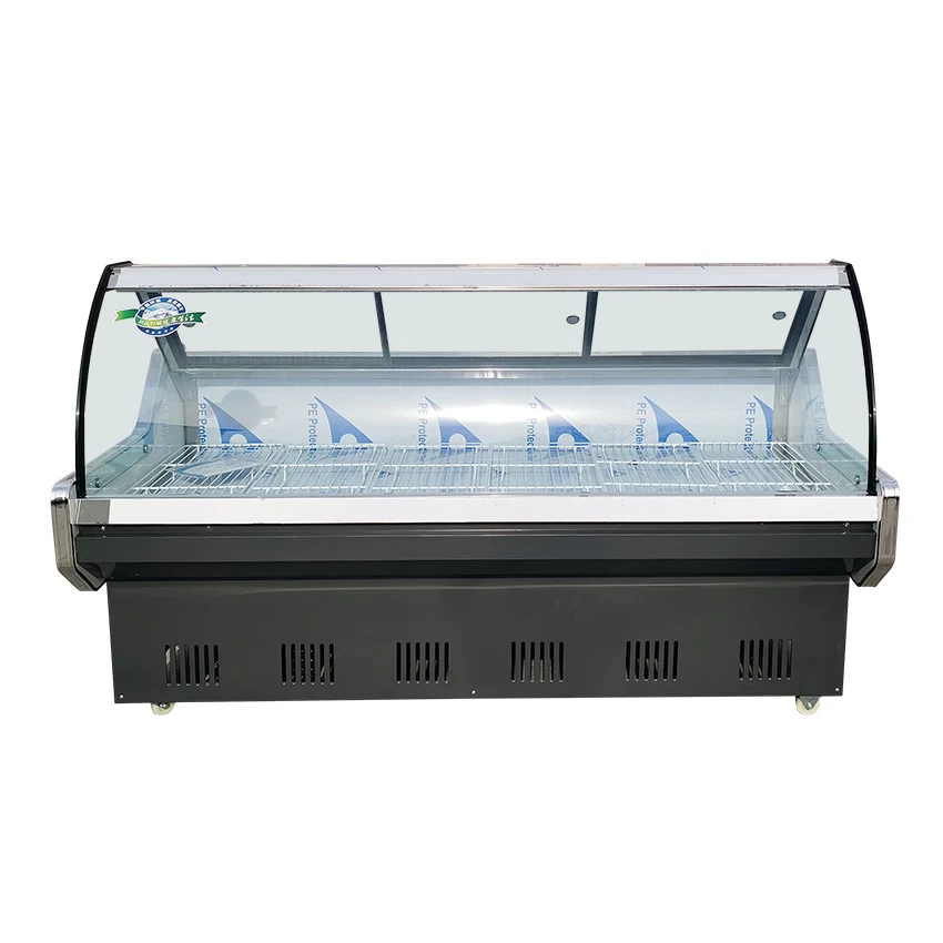 مبرد تجاري لعرض اللحوم، مبرد جزار، ثلاجة ديلي، علبة عرض اللحوم، ثلاجة مبرد اللحوم
