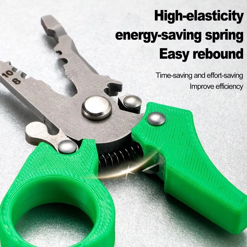 Mini Wire Strippers Pliers Multi-Function Pocket-Sized Splitting Wire Stripper Professional High Elasticity