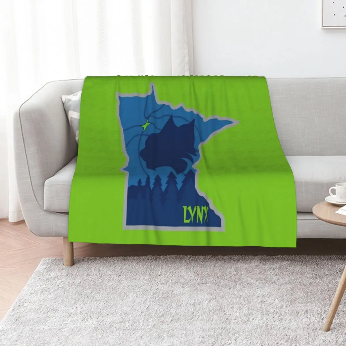 

MN Lynx Outline Throw Blanket Decorative Beds Giant Sofa Sofa Quilt Vintage Blankets
