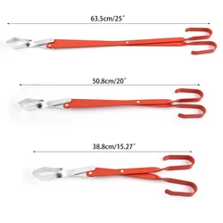 Log Tongs Fireplace Poker Wood Tongs BBQ Charcoal Tongs Grill Camping Fire Pit Tool Fire Pits Accessories Reinforced S14 21