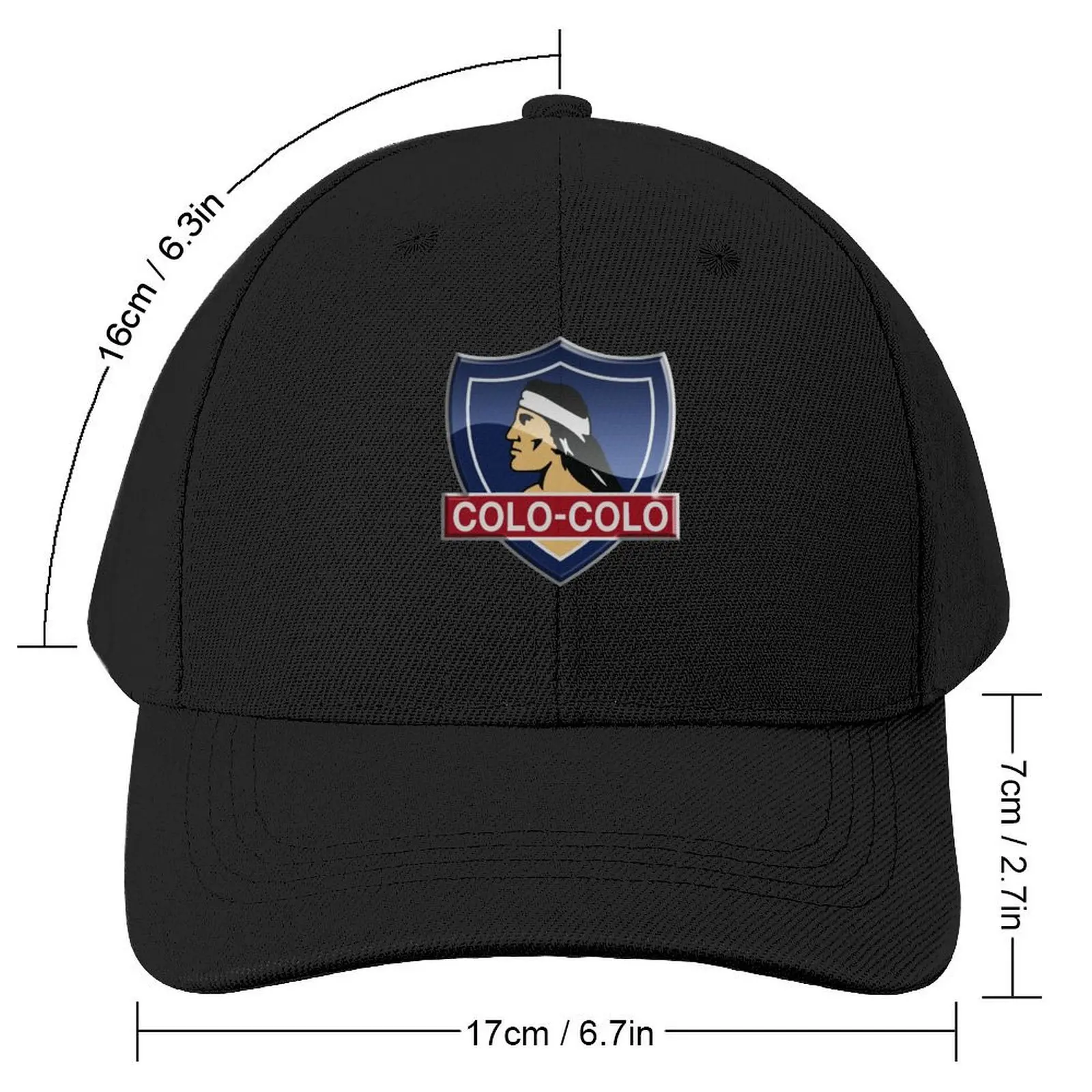 My City, My Colours, Colo Colo from Chile Baseball Cap fashionable Hat Beach Bobble Hat Women Men's