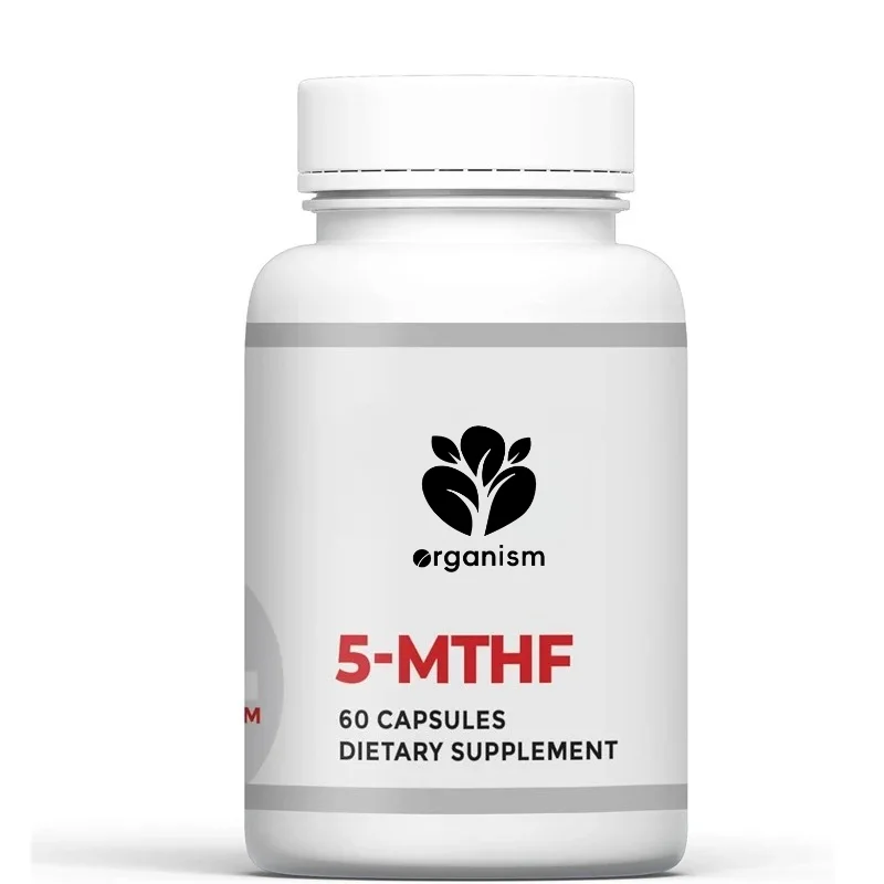 

БАД 5 MTHF - с метилфолатом и магнием, для здоровья сердца, синтеза ДНК и нейромедиаторов - 60 капсул