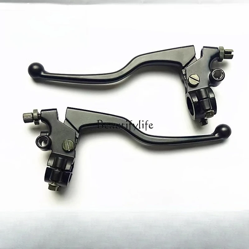 

Motorcycle left hand handle handle assembly clutch