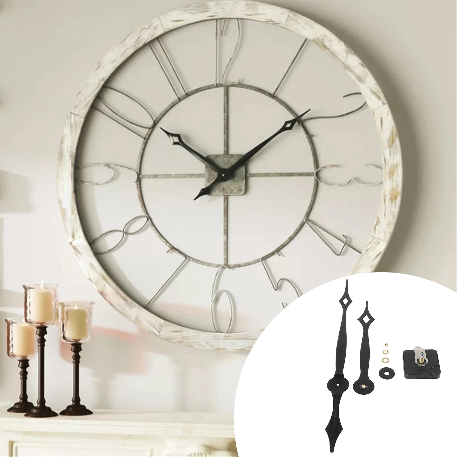 Clock Parts Kit DIY Clock Movement DIY Clock Making Accurate Timekeeping Essential Clock Replacement Hassle-Free Setup