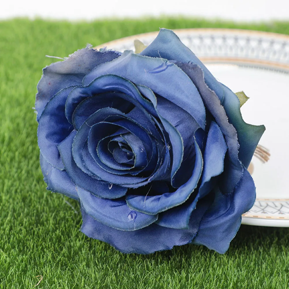 

4pcs Napkin Rings Artificial Flower Simulation Decorative Clasps Bright Elegant Table Wedding Party Premium Material Sturdy