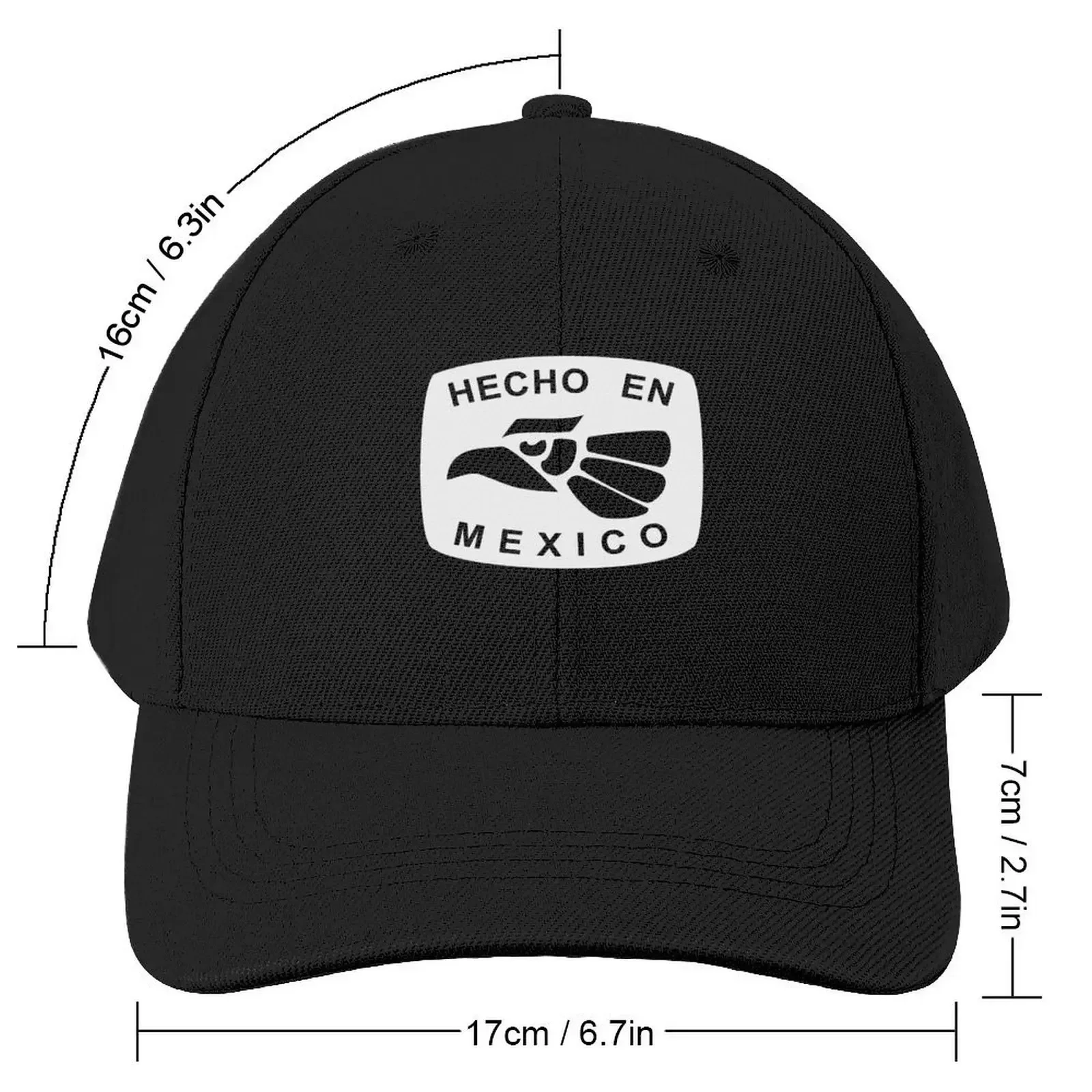 Hecho En Mexico Baseball Cap Mountaineering Sunscreen Luxury Man Hat Luxury Brand Hats Man Women's