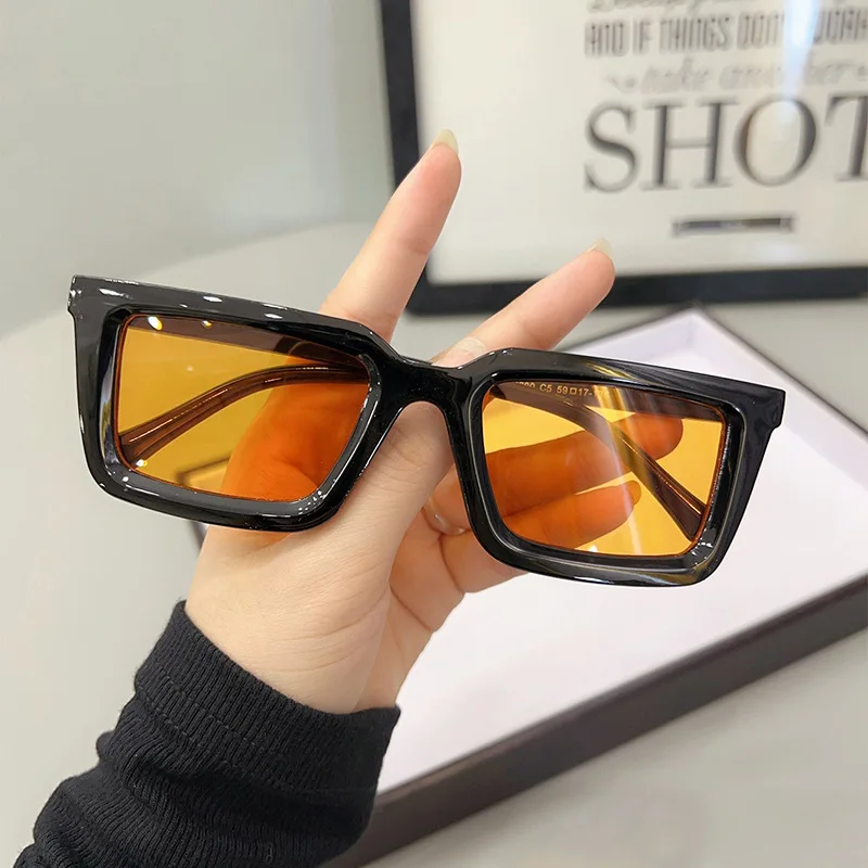 

Stylish Cute Square UV400 Women Sunglasses Designer Brand Female Glasses Y2K Fashion Glamour Luxury Shades UV400