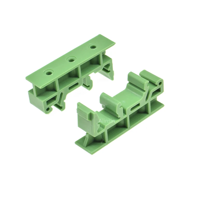 10set=20PCS PCB 35mm C45 DIN Rail Mounting Adapter Circuit Board Bracket Holder Carrier Clips