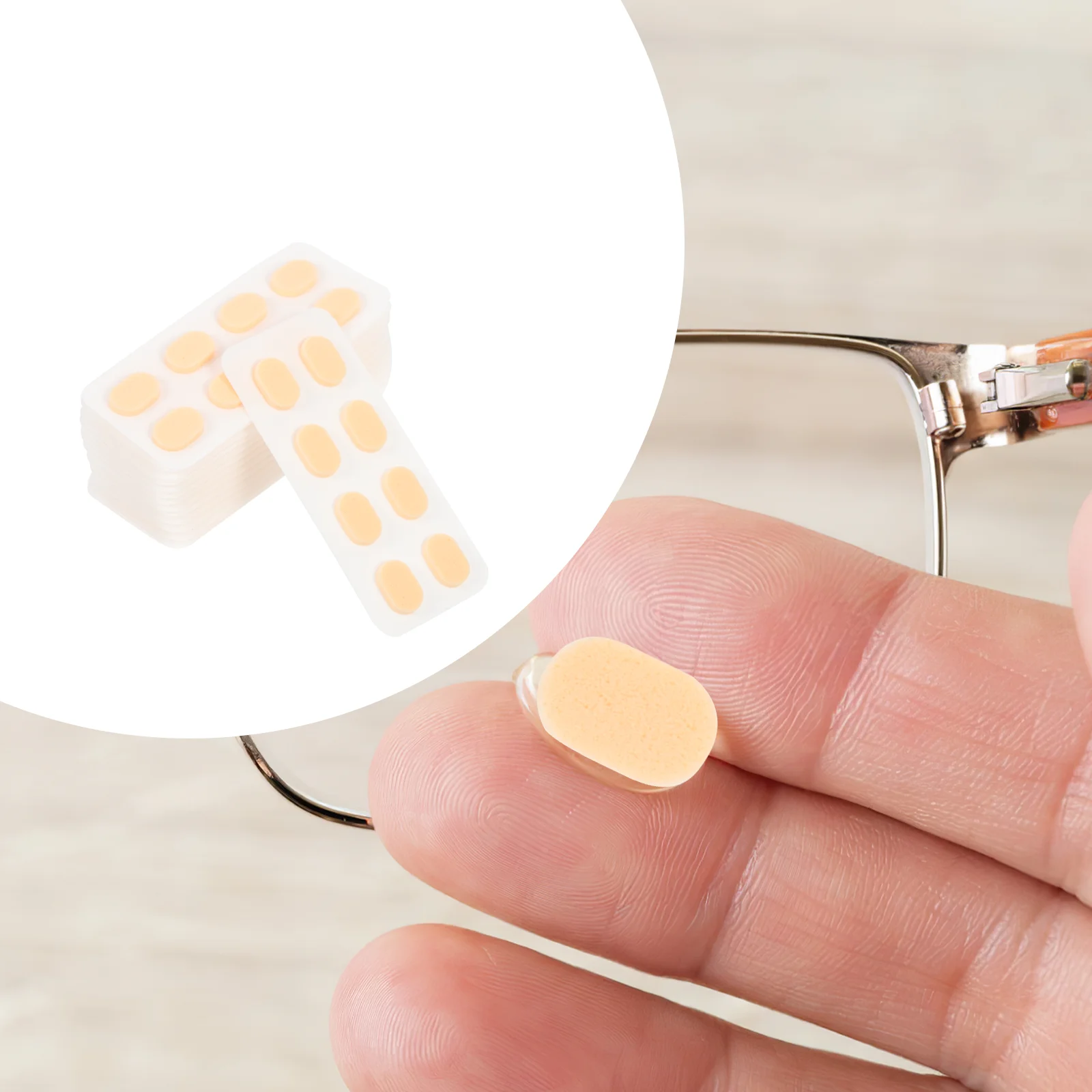 

60 Pairs Non-Slip Nose Pads Nasenpads Selbstklebend Brillenhalter Glass Ersatzteile Nasenpolster Eva Sponge for Glasses