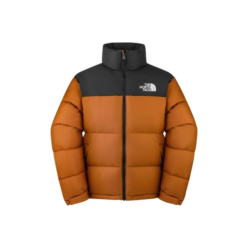 THE NORTH FACE Men Reddish Brown Nuptse FW25 ICON Urban Outdoor Fit Warm Down Jacket Hiking Travel Outerwear NF0A3C8D‑C79