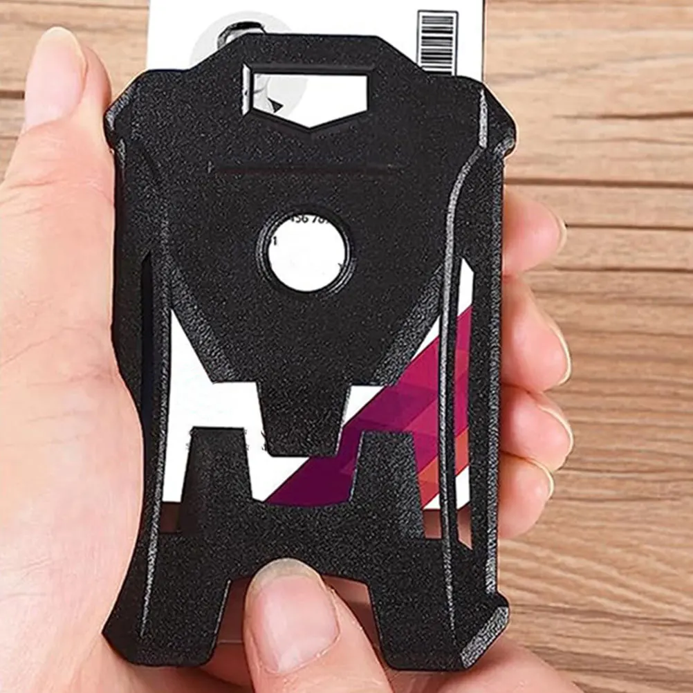 

1 set Black Heavy Duty ID Card Holder with Retractable Clip for Badge Credit Work Cards Protective PC ABS Sleeve