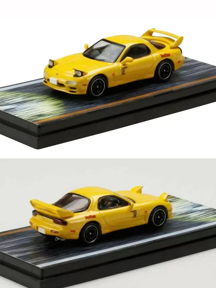 Hobbyjapan 1/64 Rx7 Takeshi Nakazato, Keisuke Takahashi Driver HJ645007DB Diecast Model Car Collection Limited Edition Hobby Toy