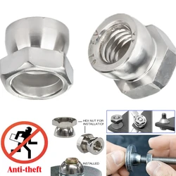 A2-70 Edelstahl mutter brechen Scher-Anti-Diebstahl-Abreiß-Twist-Sicherheit m6 m8 m10 m12 ab