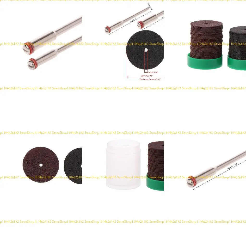 

Q2Q4 36pcs Dre-mel Accessories 24mm Abrasive Disc Cutting Discs Reinforced Cut Off