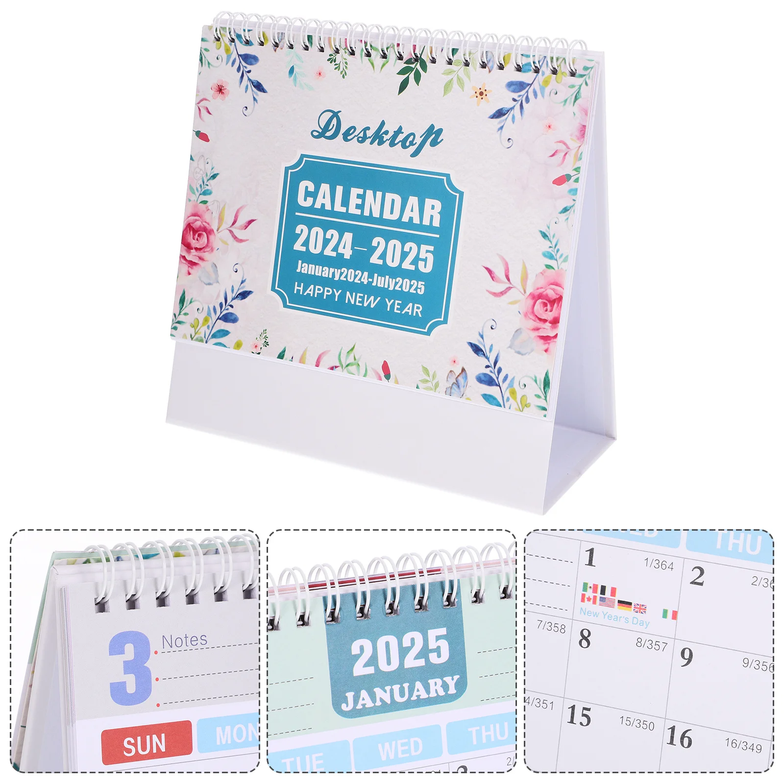 

Настольный календарь на 2024-2025 годы, настольный календарь в минималистском стиле, практичный органайзер для офиса, домашнего планирования