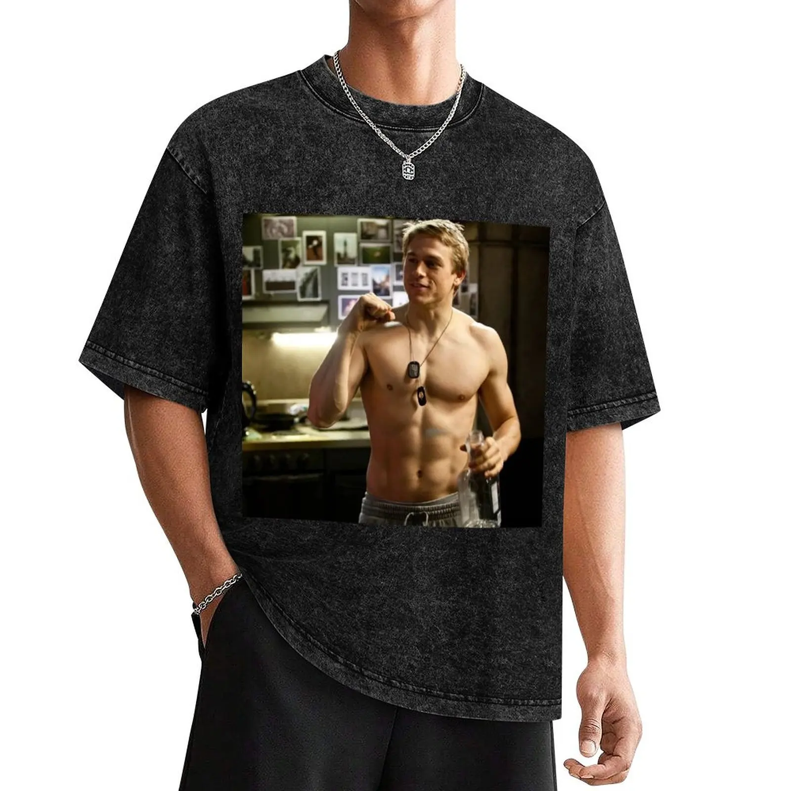 Charlie Hunnam Custom BN07 all Phone Case Wallet Case Clothing T-Shirt T-Shirt T-shirts man mens graphic t-shirts pack