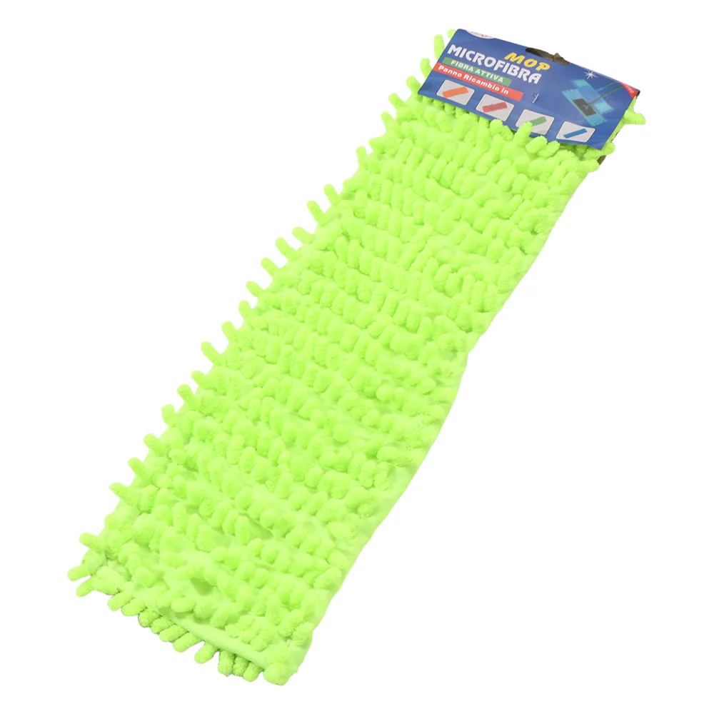 Coral Household Replacement Cloth Water Absorption Floor Cleaner Microfiber Dust Cleaning Pad Mop Head Cloth