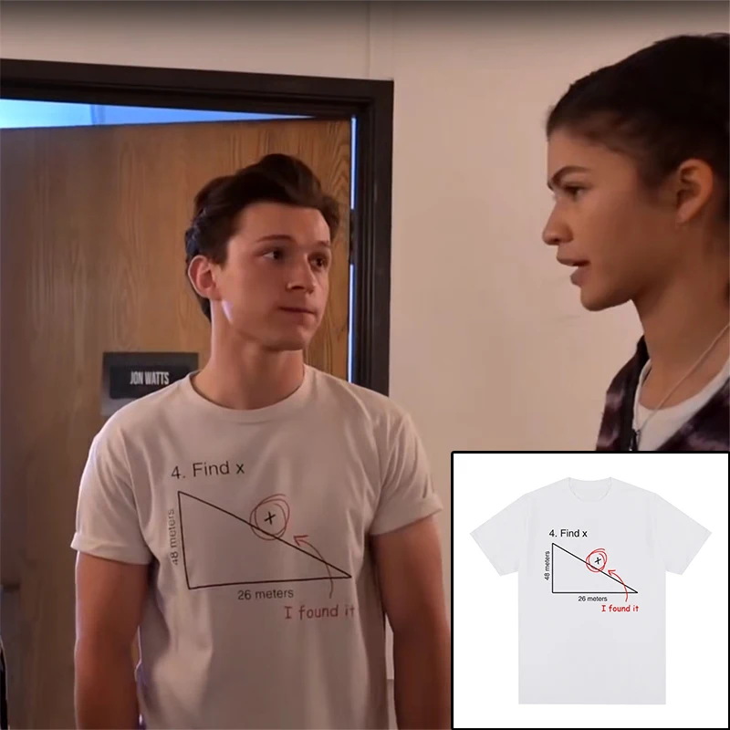 Tom Holland T-shirt  Find X Far From Home Cotton Men T shirt New TEE TSHIRT Womens Tops