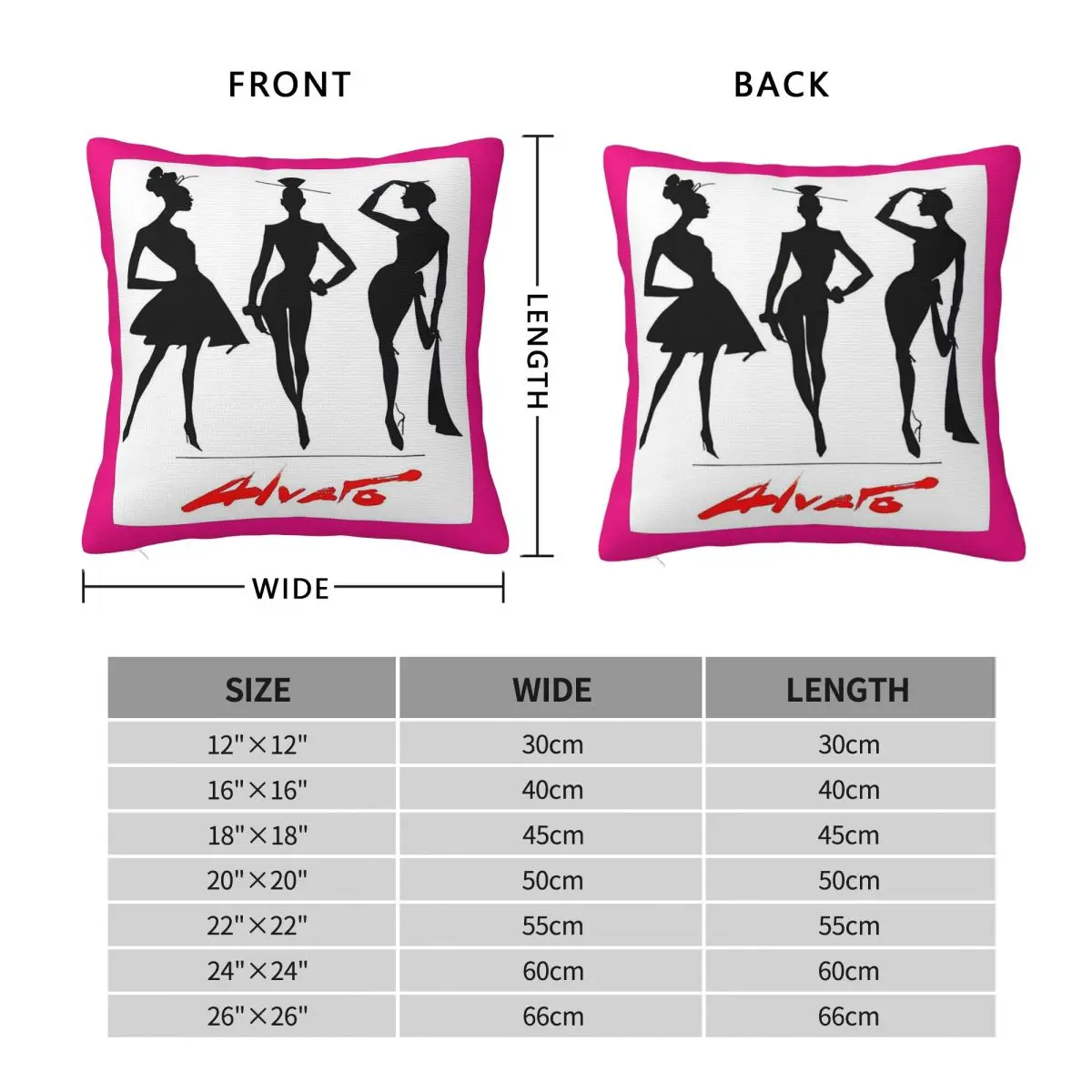 Models Fashion Square Pillowcase Polyester Linen Velvet Pattern Zip Decorative Sofa Cushion Case