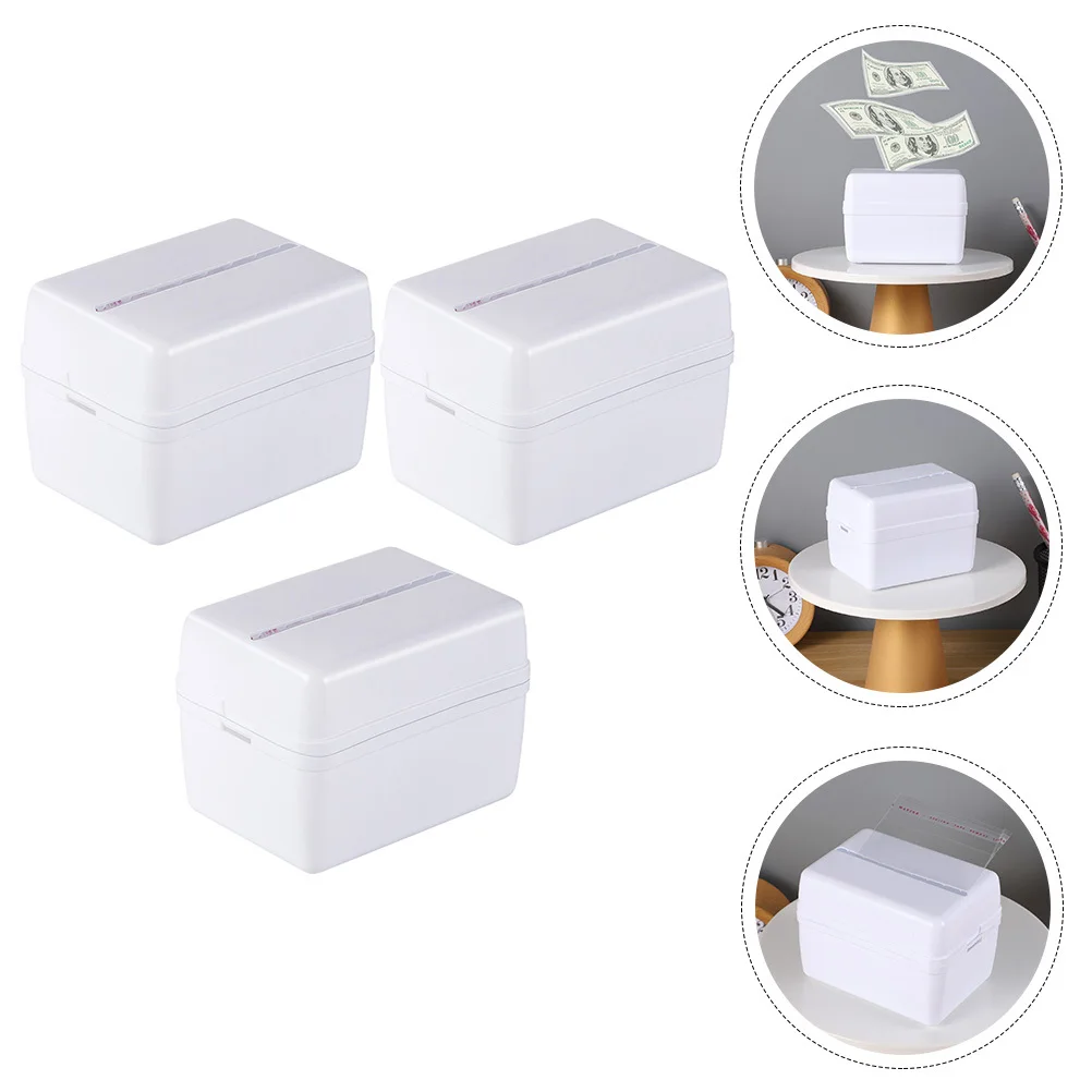 3 set di scatole per feste di compleanno che tirano una scatola per torte per la celebrazione della laurea, decorazioni per torte, oggetti di scena in plastica leggera