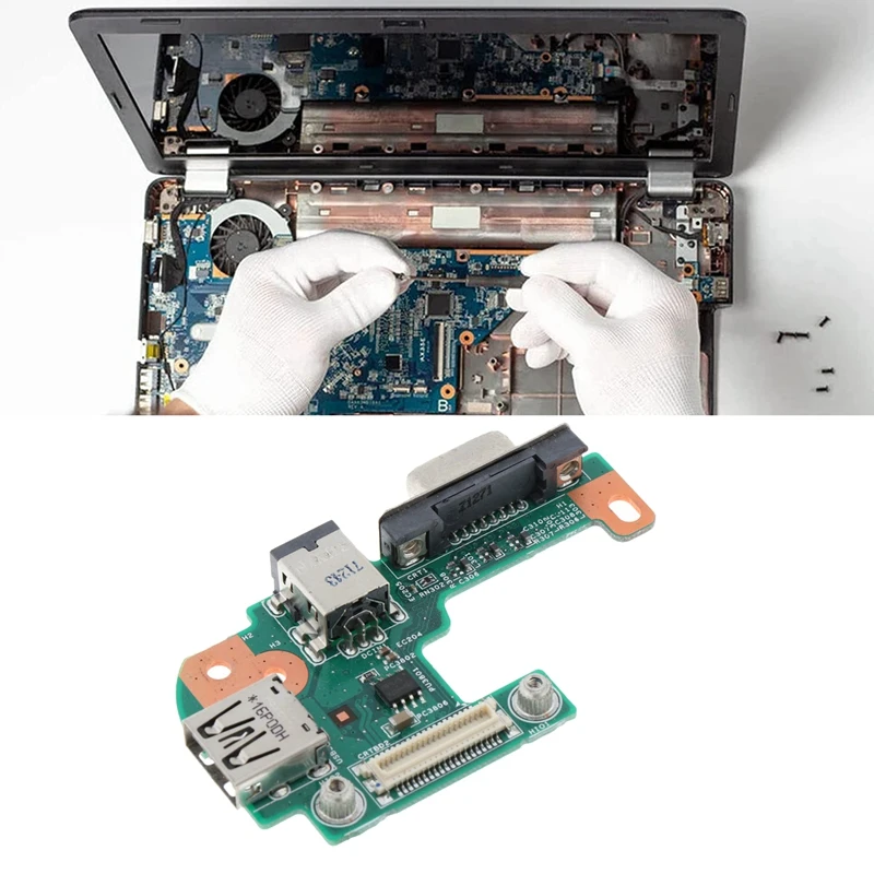 Laptop Built-In Power Board Laptop Power Board Power Board For Dell P17F N5110 V3550 M5110 USB+VGA Interface Board Replacement