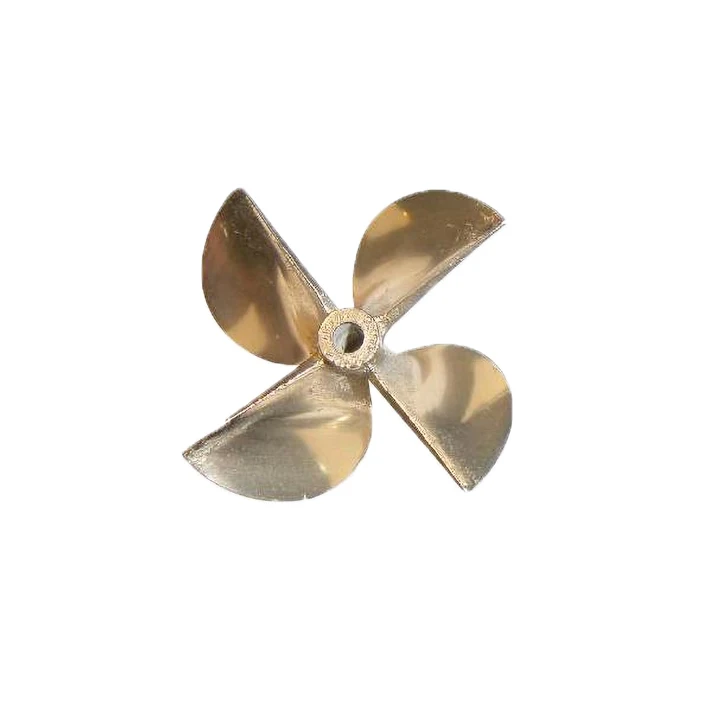 High Quality Marine Copper Propeller Boat Stern Shaft With Tube Marine Other Bronze Propeller 4 Blades