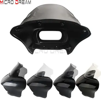 適用於哈雷 Softail M8 Fat Bob 114 FXFB FXFBS 2018-2025 摩托車蝙蝠翼整流罩鯊魚式大燈罩擋風玻璃整流罩 8 最佳銷售 蝙蝠翼哈雷戴維森 - №2