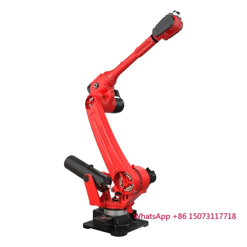 BORUNTE ستة محاور 3000 مم طول 30 كجم حمولة محرك روبوت صناعي محرك كهروميكانيكي للتعامل مع اللحام