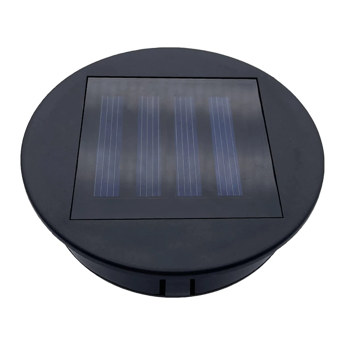 ABJN-2 Pack Solar Lights Replacement Top For Lanterns, Waterproof Round Solar Lanterns Replacement Accessories