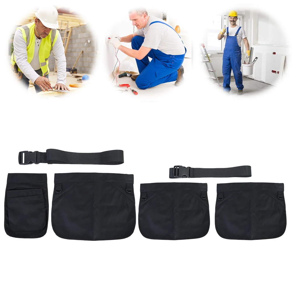 

Портативный поясной чехол для инструментов, регулируемый карман для хранения оборудования, электрик, плотник, сумка для инструментов, поясная сумка для хранения ручных инструментов