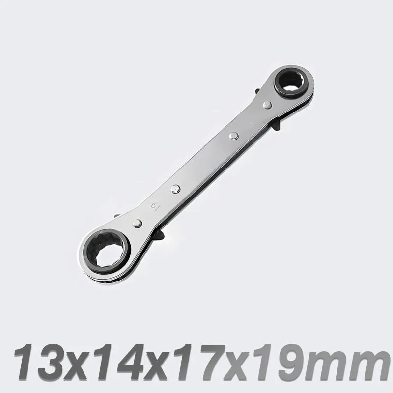 Imagem -06 - Chave de Catraca Principal Dobro do Anel Chrome em 10 11 12 13 14 15 16 17 18 19 21 mm Vanádio Aço Ratchet Spanner