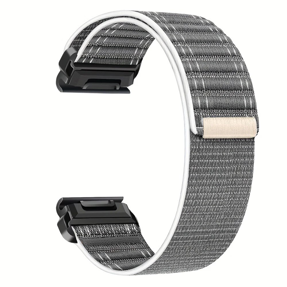 Pasek nylonowy QuickFit 22 mm 26 mm do zegarka Garmin Fenix ​​8 7 7X 6X Pro/Epix Pro Gen 2 47 mm 51 mm/Enduro/TACTIX/Forerunner 965