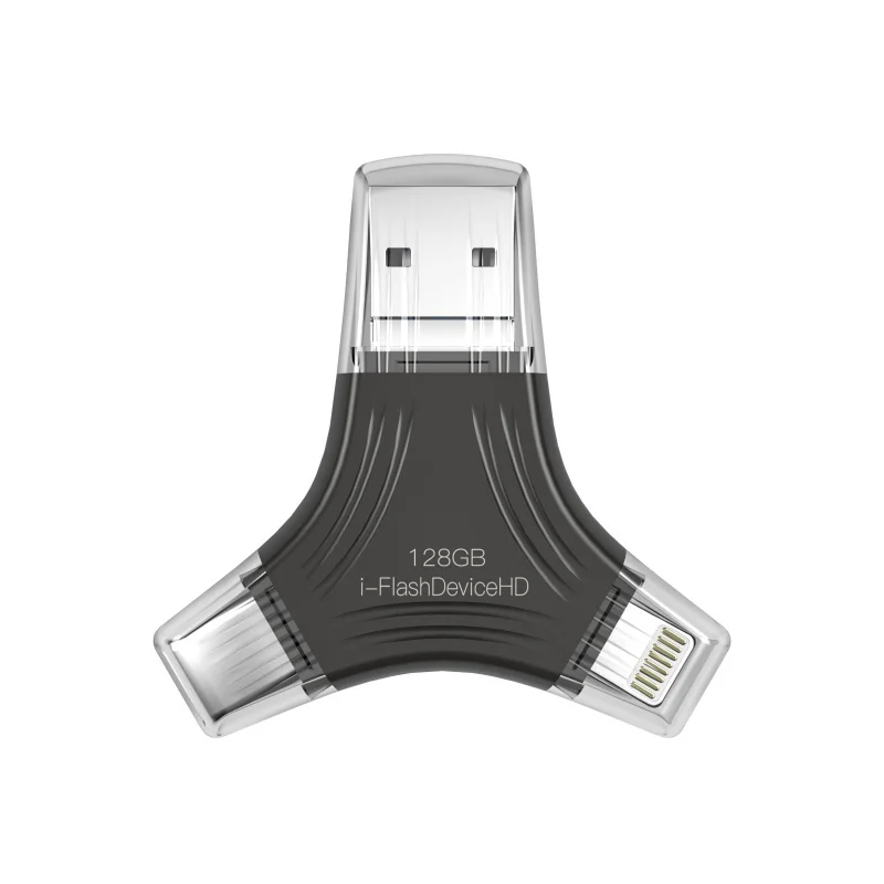 NK-928 suitable for appleudisk512g USB3.0/Lightning/type-ccomputer cellphone metal creativityudisk