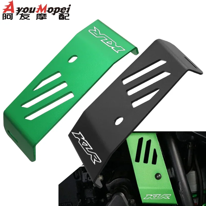 

Left Fuse Box Cover Guard Plate For Kawasaki KLR650 2016 2017 Motorcycle Accessories KLR 650 2008-2018 CNC LOGO