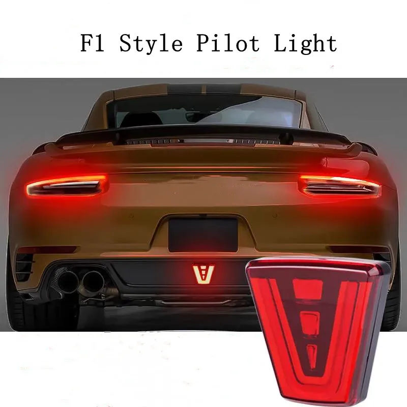 

F1 Style Pilot Light General Modified Car Tail Warning Automobile Rear-end Collision Prevention Flashing Brake Cruise LED Brake