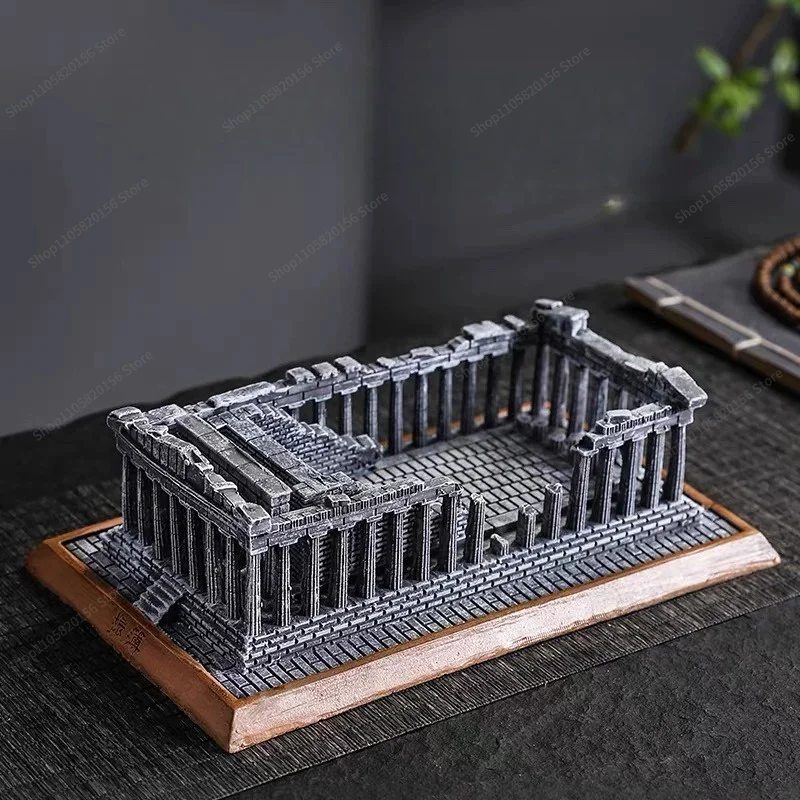 For Resin Crafts Parthenon Model Greece Acropolis Creative Home Ornament Travel Memorial