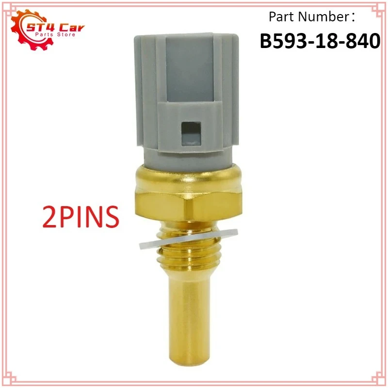 2PINS B593-18-840 For Mazda Protege Millenia RX-8 Ford Lincoln LS 1.3L 1.8L 2.0L 2.3L 2.5L 4.0L Coolant Water Temperature Sensor