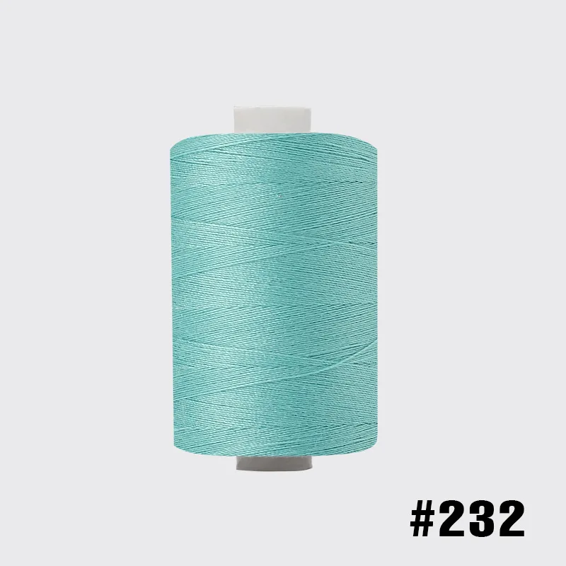 1 Roll 1000 Yards Colored Thread For Household Sewing, Blue Color Series, Multifunctional Polyester 402 Sewing Thread