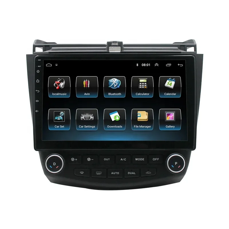 10.1 Inch Manual Stereo Media Music Touch Screen Multimedia Radio Mp5 Car Player for 7th Gen Honda Accord