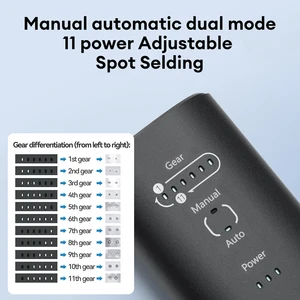 Portable portable welding machine to battery point, adjustable welder, power storage, DIY for 18650 battery, 11 gears 8 Main Sales Welding Equipment - №7